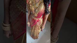 Mermaid saree draping for our bride [upl. by Woodruff]