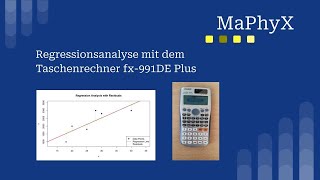 Regressionsgerade mit Taschenrechner Casio fx991 berechnen Korrelationskoeffizient nach Pearson [upl. by Aij]