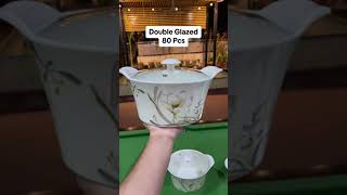 pure mela mine double glazed dinner set crockery312 [upl. by Aicsile]