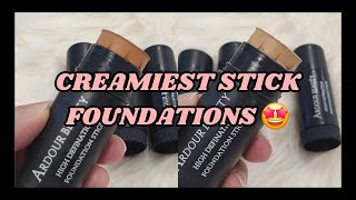 Ardour Beauty Stick Foundation Review Creamiest Full Coverage Stick Foundation I Swatches amp Price [upl. by Bisset]