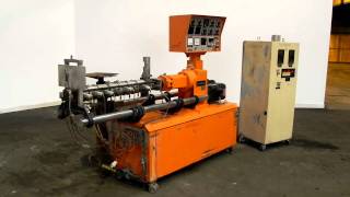 Used Leistritz 34mm CoRotating Twin Screw Extruder Model LSM3034 GL  Stock 43148001 [upl. by Bard]