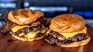 How to Cook Smashburgers on the Flat Top Griddle  Pit Boss Ultimate flat top Griddle  4K [upl. by Inga]