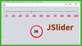 How To Use JSlider In Java NetBeans  Java Swing Tutorial With Source code [upl. by Kcirrad]