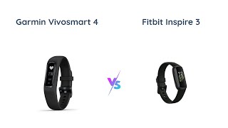 Garmin Vivosmart 4 vs Fitbit Inspire 3 Fitness Tracker Comparison [upl. by Yerfdog]