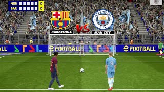 FC Barcelona vs Man City Penalty Kick 🔥 Lamine Yamal vs Erling Haaland 🔥 [upl. by Ardnuhsal]