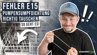 Pumpensumpfdichtung tauschen Geschirrspüler  so geht es [upl. by Neelia]