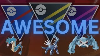 Master League Gyarados Dialga Metagross team is AWESOME in PokemonGo [upl. by Anastasie]