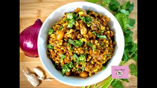 Matki Usal Marathi Style  Moth Beans  Beans Dry  Maharashtrian Style Matki Usal Recipe [upl. by Peedsaj]