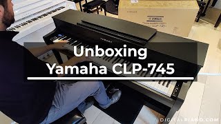 Unboxing and assembly of CLP745  Digitalpianocom [upl. by Aekin]