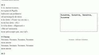 Lyrics  Susanna  Andrianno Celentano [upl. by Ellene]