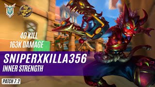 40 KILL 163K DAMAGE sniperxkilla356 TALUS PALADINS COMPETITIVE MASTER INNER STRENGTH [upl. by Malvina]