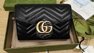 Unboxing Gucci Marmont Matelassé Mini Bag from Startreebagstartree unboxing shorts [upl. by Hayman]