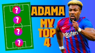 ADAMA  MY TOP 4 LEGENDS [upl. by Beall]