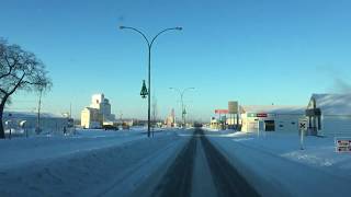 Kamsack Saskatchewan 40 December morning 2017 [upl. by Lody]