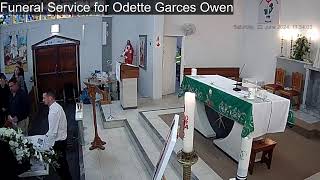 Funeral Service for Odette Garces Owen [upl. by Olympe]