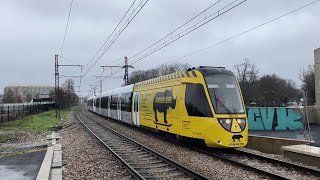 Le premier jour du TramTrain T12 [upl. by Aniad458]