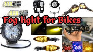 Fog light for bikesindicator for bikesfoglights parkinglights [upl. by Ramaj]