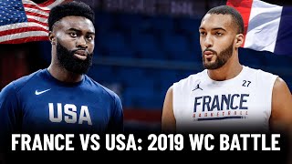 USA vs France 2019 FIBA World Cup  Basketball Highlights [upl. by Felike]