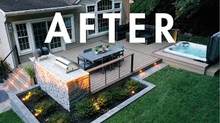 Incredible Backyard TRANSFORMATION  Epic Before and After [upl. by Lindi988]