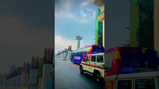 Girikand Travels Volvo B8R as travel partner for ICC Mens Cricket World Cup 2023 at Pune [upl. by Kursh]