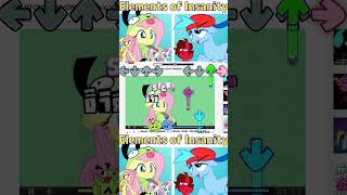 Friday Night Funkin Elements Of Insanity Final Demo【My Little Pony】shorts [upl. by Tecil344]