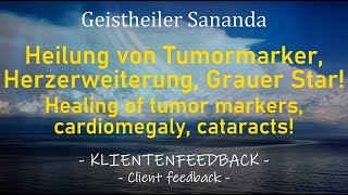 Geistheiler Sananda  Heilung von Tumormarker Herzerweiterung amp Co Healing tumor markers etc [upl. by Renzo399]