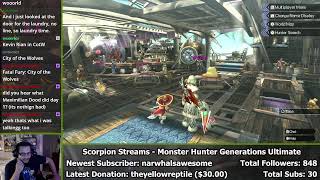 Scorpion Streams  Monster Hunter Generations Ultimate [upl. by Dimphia]