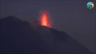 Etna 18 luglio 2019  Nuovo Cratere di Sud Est [upl. by Anaillil]