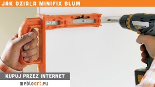 Jak działa BLUM 653300 MINIFIX do METABOX i prowadnic standardowych [upl. by Annwahsal]