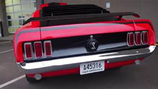 1969 Ford Mustang Mach 1 Red Pro Touring 428CJ 5Speed SOLD [upl. by Laikeze]