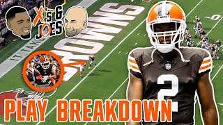 Joe Haden breaks down BOTH of Amari Coopers touchdowns from Sunday  Xs and Joes [upl. by Naujal276]