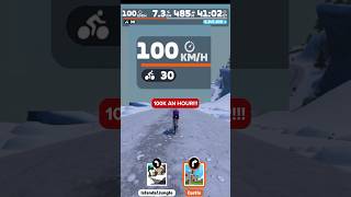 ⚠️ 100kmh On Zwift 😎 [upl. by Vincenz275]