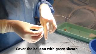 STEPS OF PREPARATION OF SCEPTER BALLOON [upl. by Cindee]