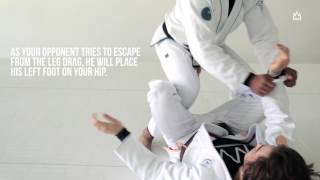 BJJ TECHNIQUE LEG DRAG  ESTIMA LOCK [upl. by Retsevel]