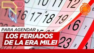 Calendario de feriados 2024 cuántos findes largos habrá y cuál será el quotsuper feriadoquot de seis días [upl. by Ahsir52]