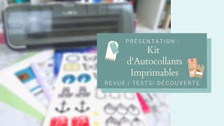 Présentation du Kit dAutocollants Imprimables [upl. by Cristie293]