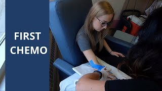 First Chemotherapy Treatment for Lymphoma  My Cancer Journey [upl. by Redyr]