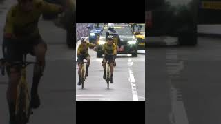 jumbo vismas primewoutvanaert laporte jumbovisma win duo gentwevelgem fy 😍 incredible [upl. by Jodi794]