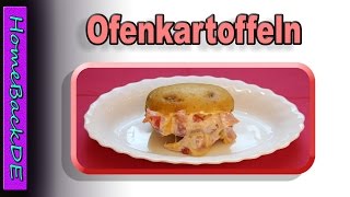 Pizza Kartoffeln Rezept  Ofenkartoffeln  Zubereitung von HomeBackDE [upl. by Brnaba]