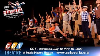 Community Childrens Theatre  Disneys Newsies ExplorePeoriacom Entertainment Report [upl. by Tare814]