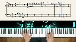 【Piano Cover】超好聽的V家歌曲｜初音ミク 深海少女｜高還原純鋼琴版｜高音質 附譜 [upl. by Glavin]