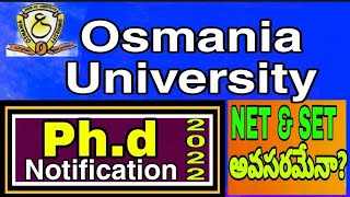 PhD2022 Notification Osmania University PhD Notification PhD లోఎన్ని Steps ఉంటాయిModel Ideas [upl. by Narej]