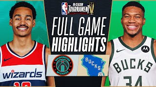 WIZARDS at BUCKS  NBA INSEASON TOURNAMENT 🏆  FULL GAME HIGHLIGHTS  November 24 2023 [upl. by Ronal301]