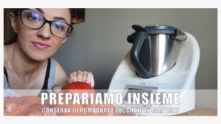 PREPARIAMO INSIEME  CONSERVA DI POMODORI E  VLOG [upl. by Leong]