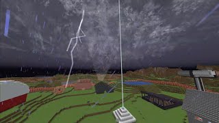 Minecraft Tornado Survival Series Episode 30 The Celestial Copper Wall [upl. by Chernow]