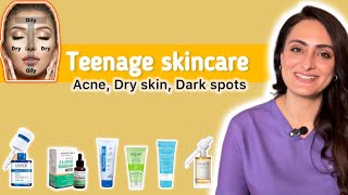 Teenage skin care  Oily  dry normal combination skin  Dermatologist recommends [upl. by Immij]