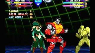 MvC2 Colossus Meterless 100 Combos 4 variations [upl. by Ennahoj]