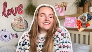 GALENTINES PARTY VLOG  Prep w me for my Galentines pyjama party 💗🩷💞 [upl. by Justine]