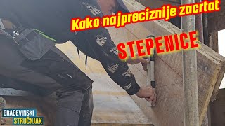 Kako najpreciznije zacrtat stepeniceIzbjegavanje skupih priprema za keramiku [upl. by Clercq959]