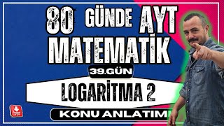 🟥Logaritma 2 ✅ Üstel Fonksiyon Grafiği 80 Günde AYT Matematik AYT Matematik Kampı [upl. by Yelruc553]